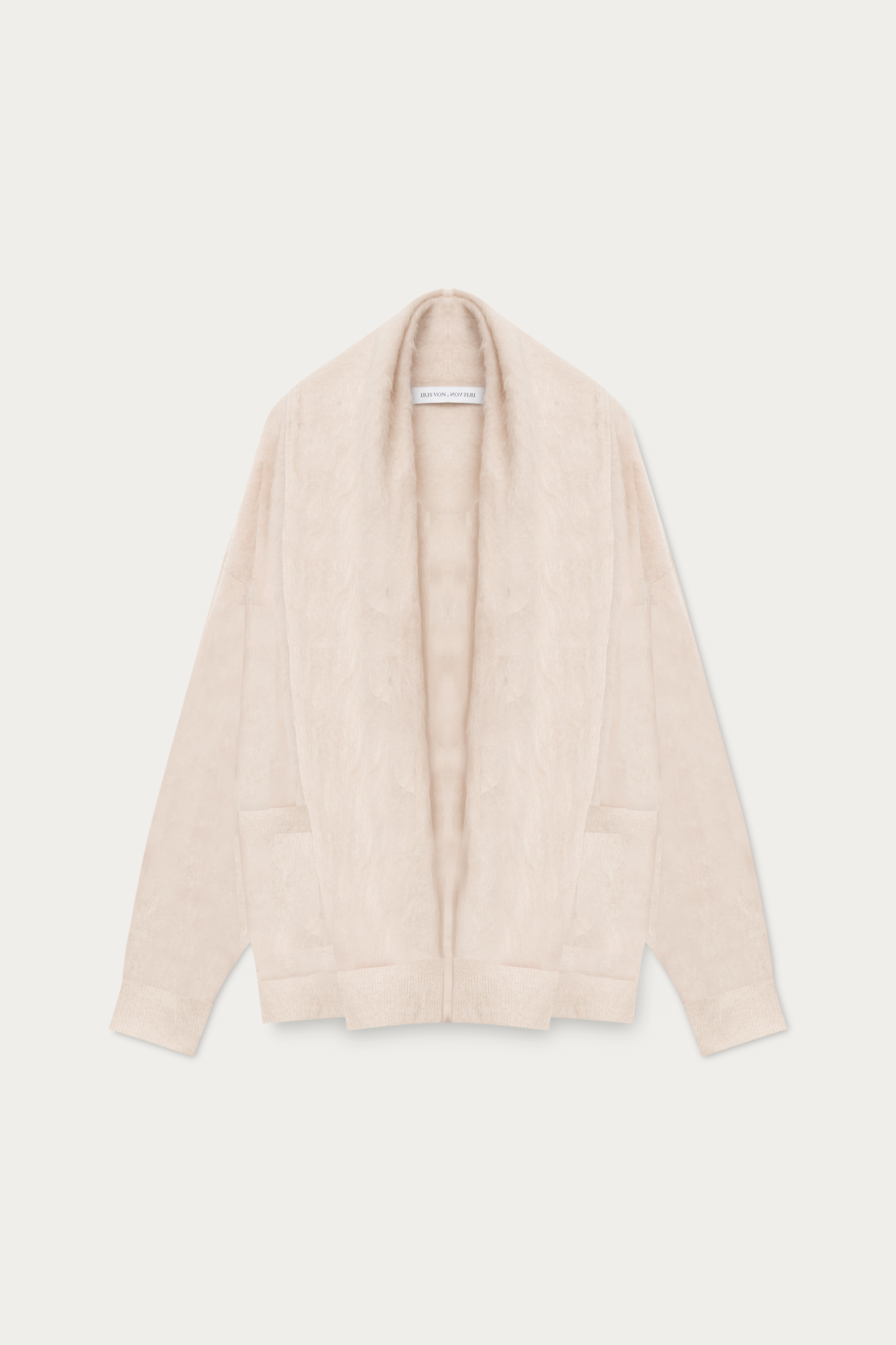 Brushed Cashmere Cardigan
