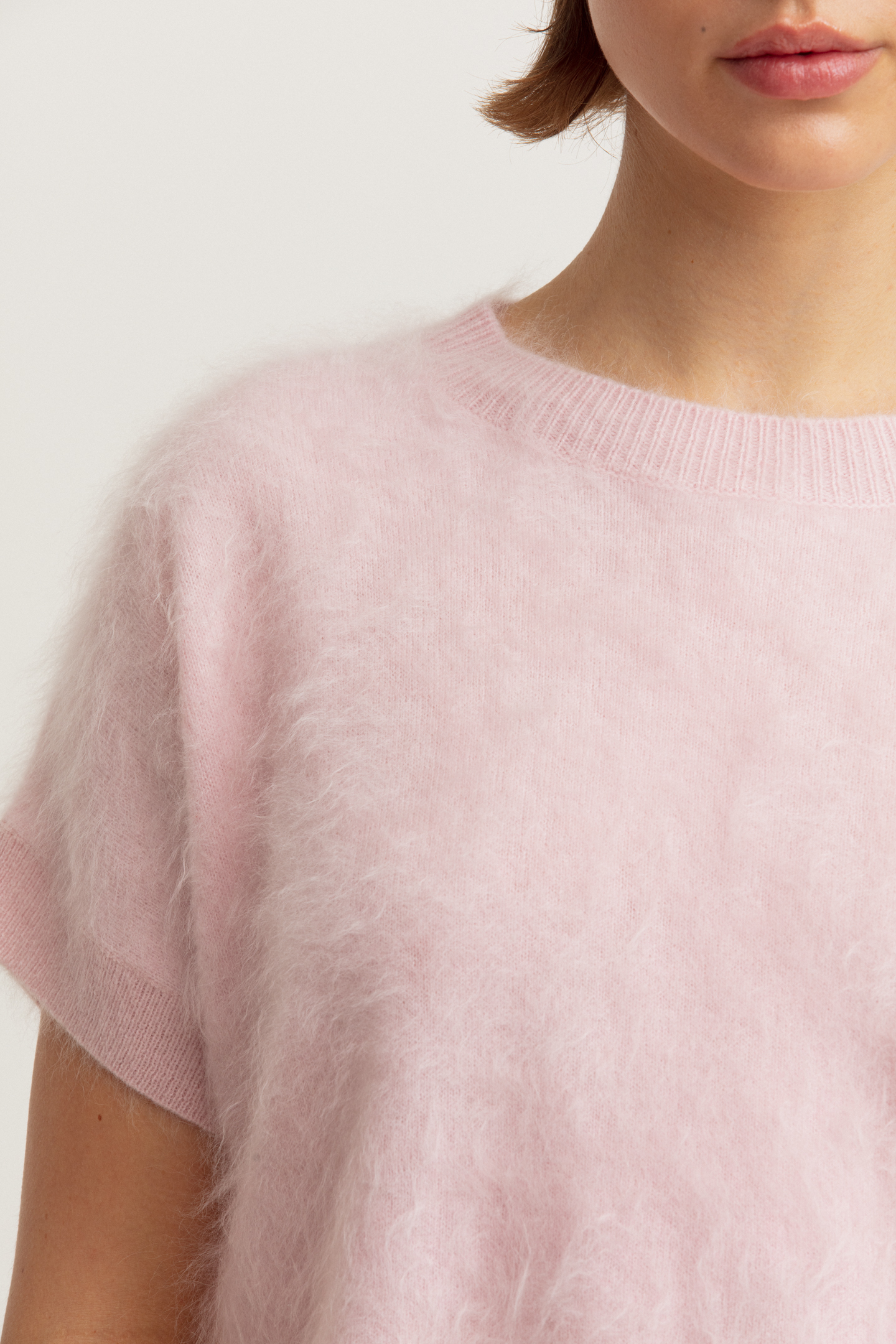 Brushed Cashmere Pullover