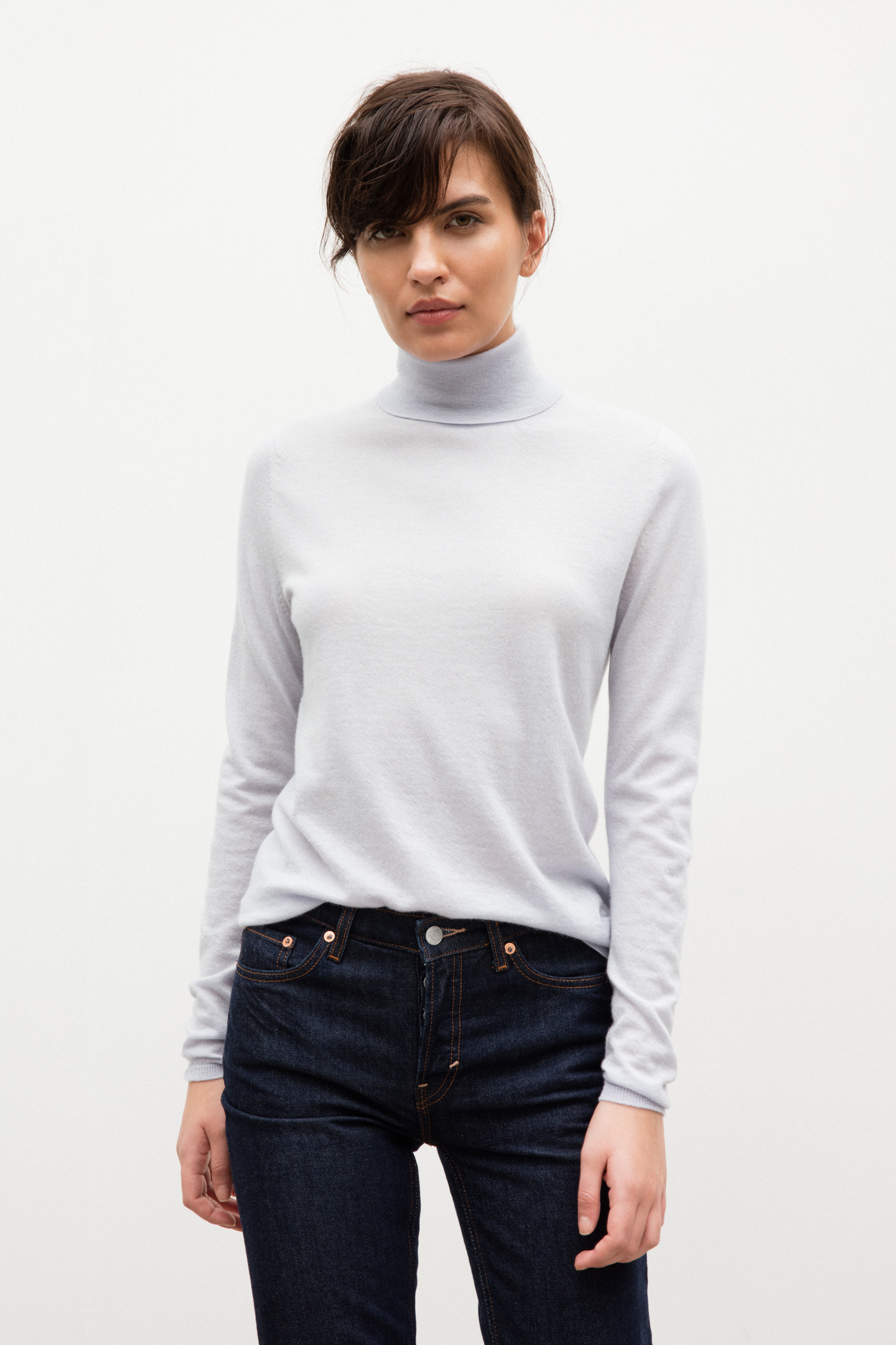 Superfine Cashmere Turtleneck Sweater