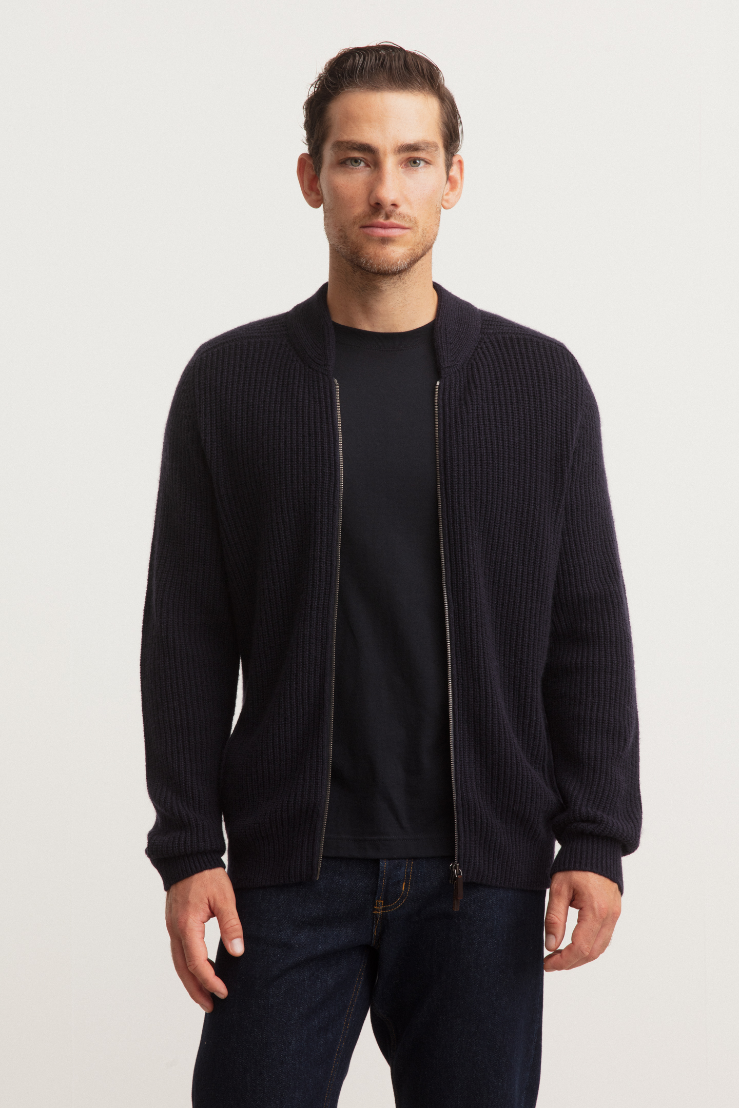 Stonewashed Cashmere Jacke
