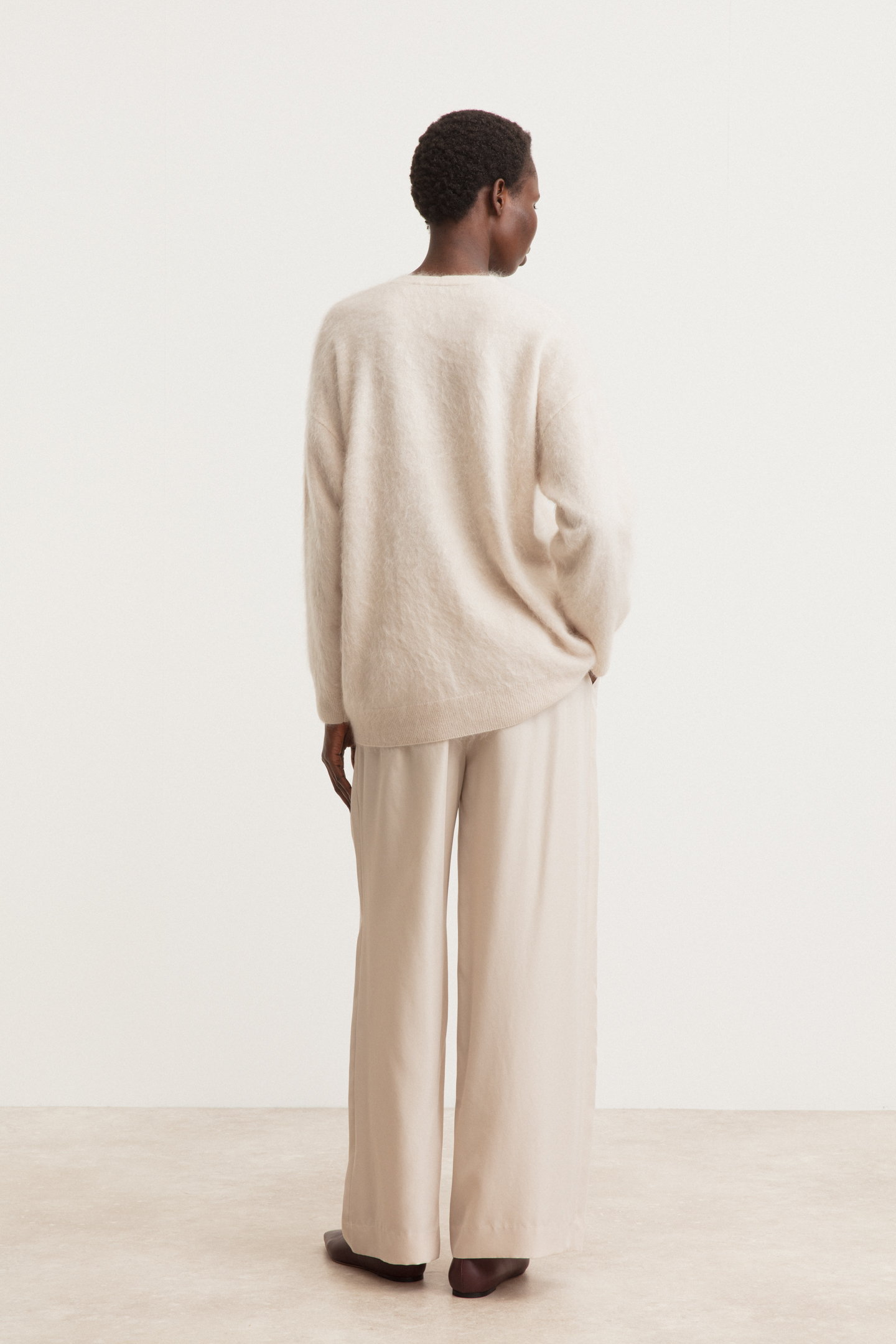 Brushed Cashmere Pullover