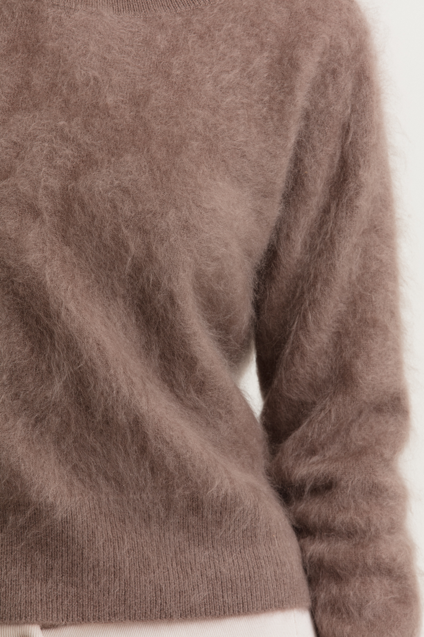 Brushed Cashmere Pullover