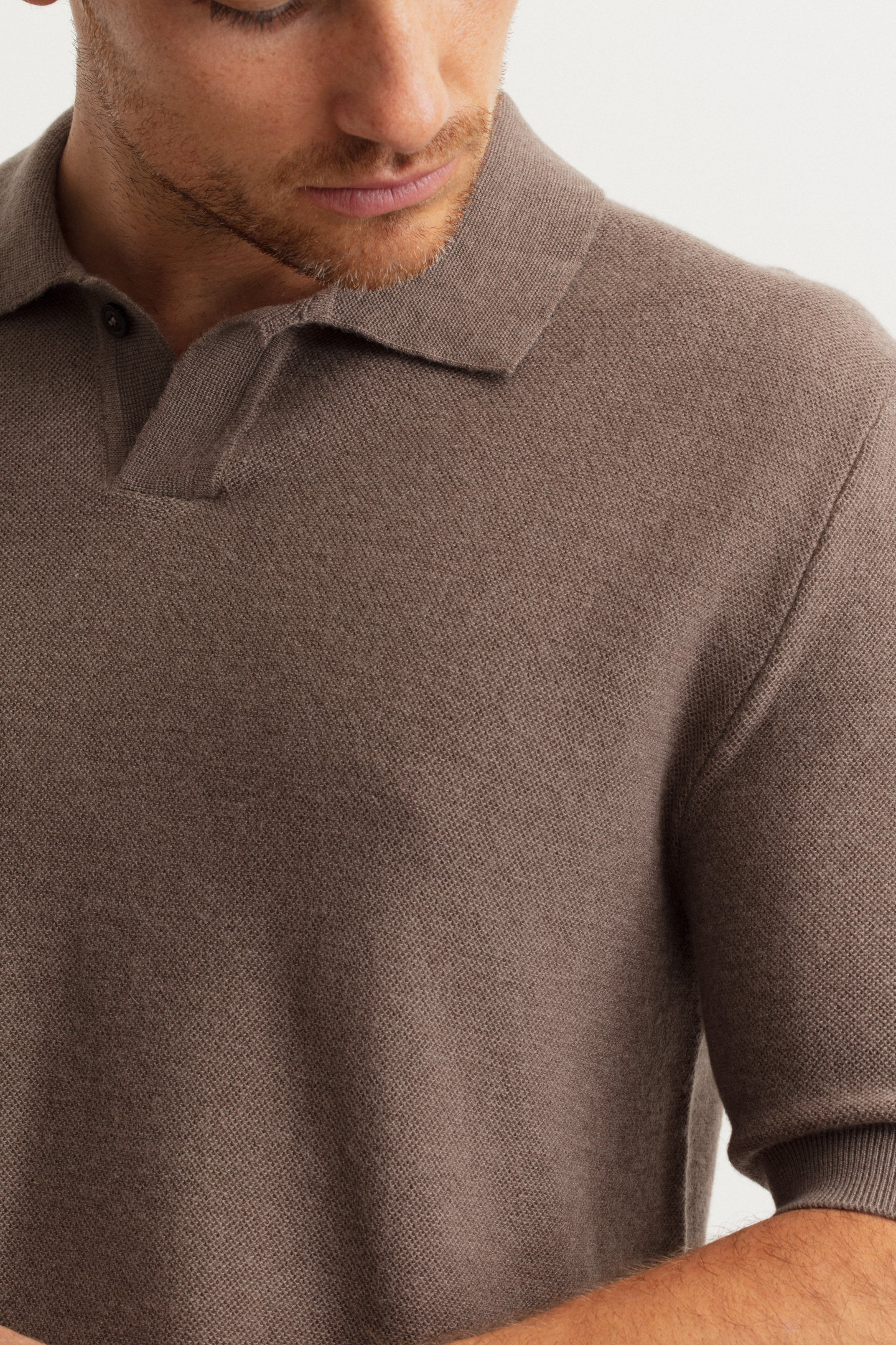Superfine Cashmere Poloshirt