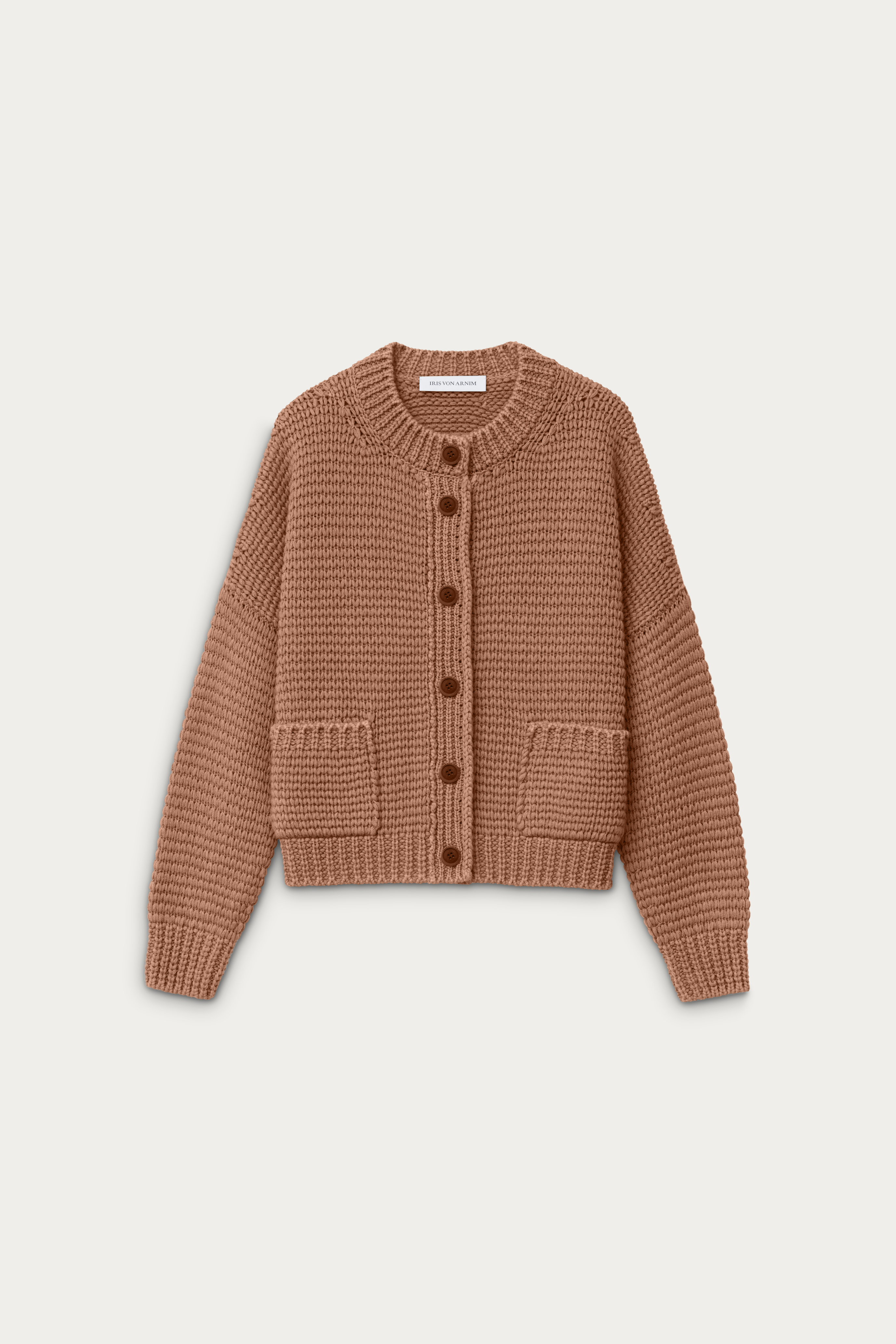 Stonewashed Cashmere Cardigan