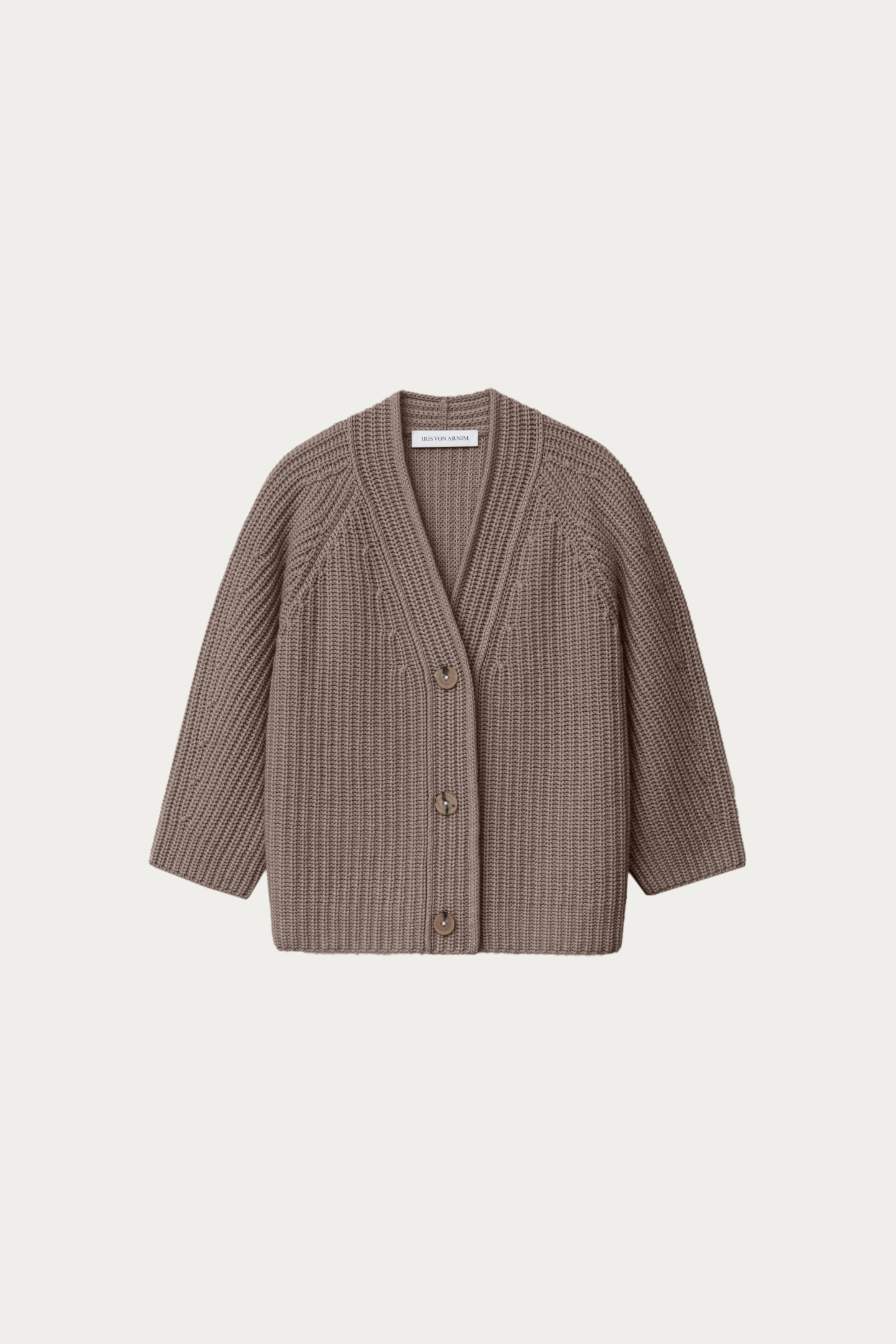 Stonewashed Cashmere Cardigan