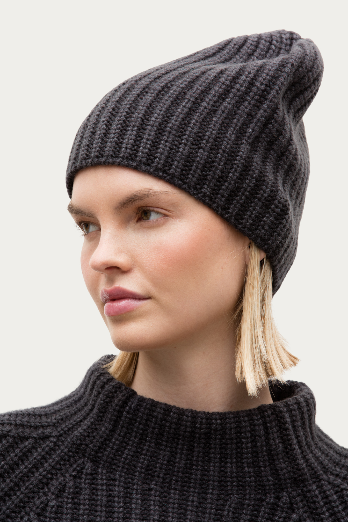 Stonewashed Cashmere Mütze