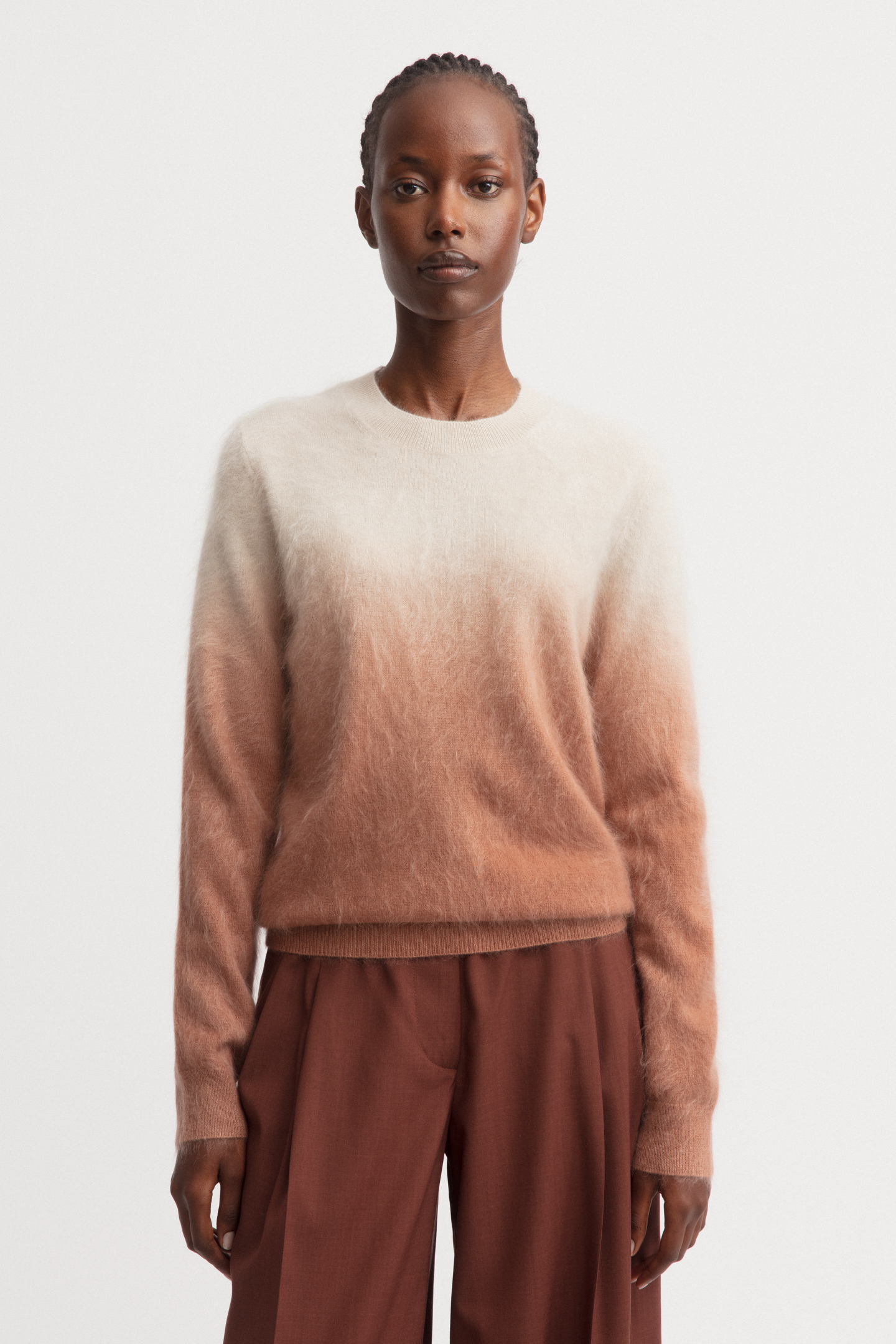 Brushed Cashmere Pullover