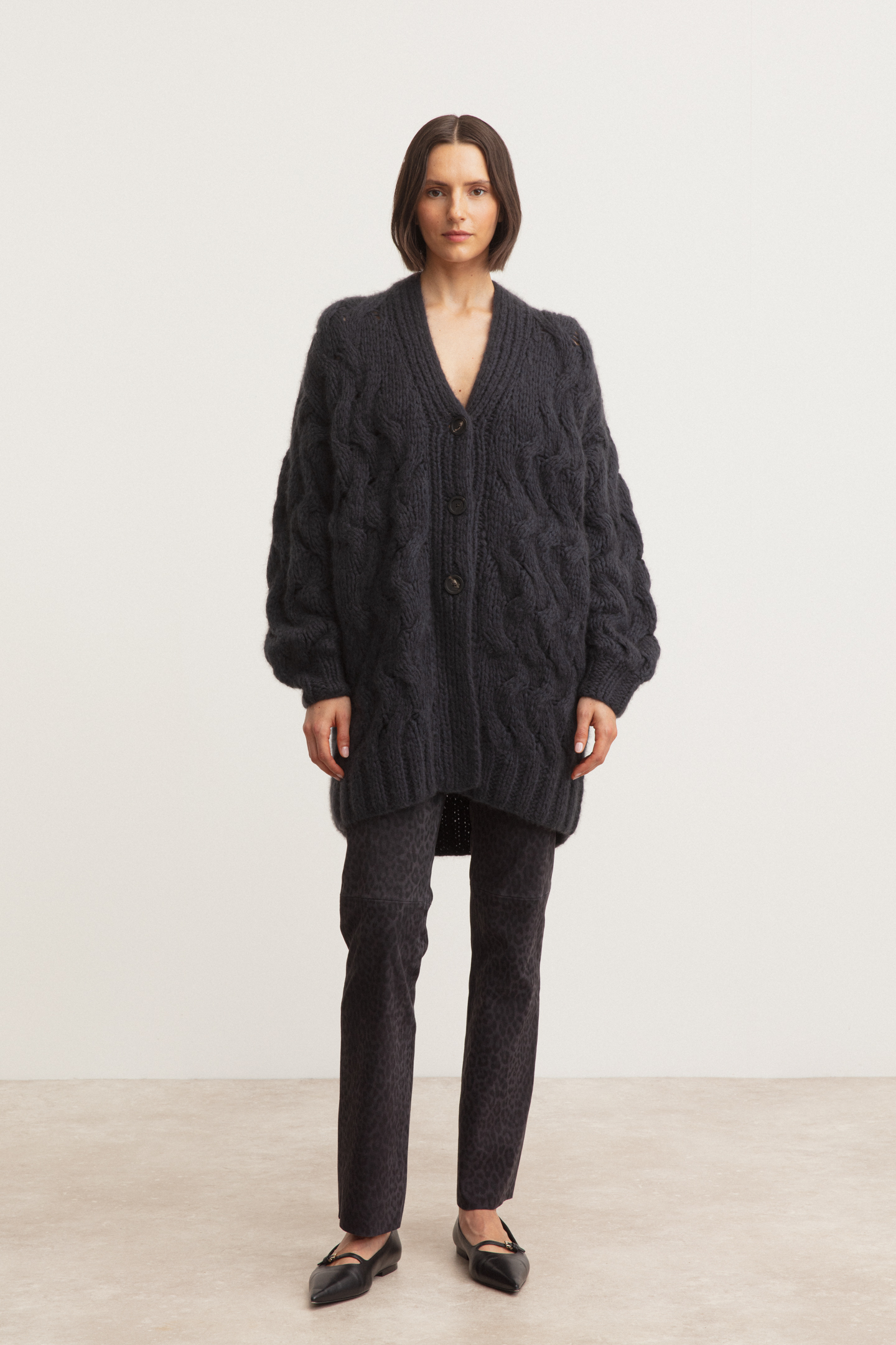 Cashmere-Seide Mantel