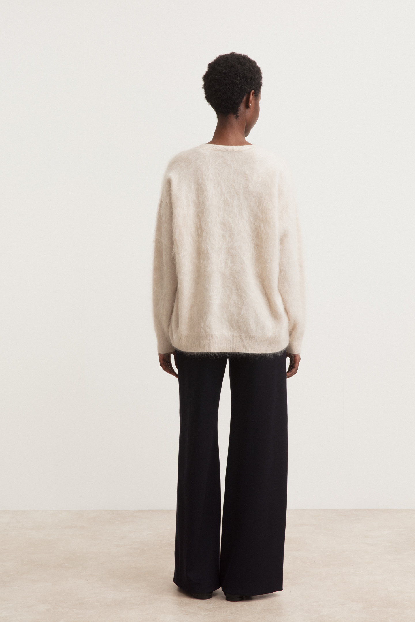 Brushed Cashmere Pullover