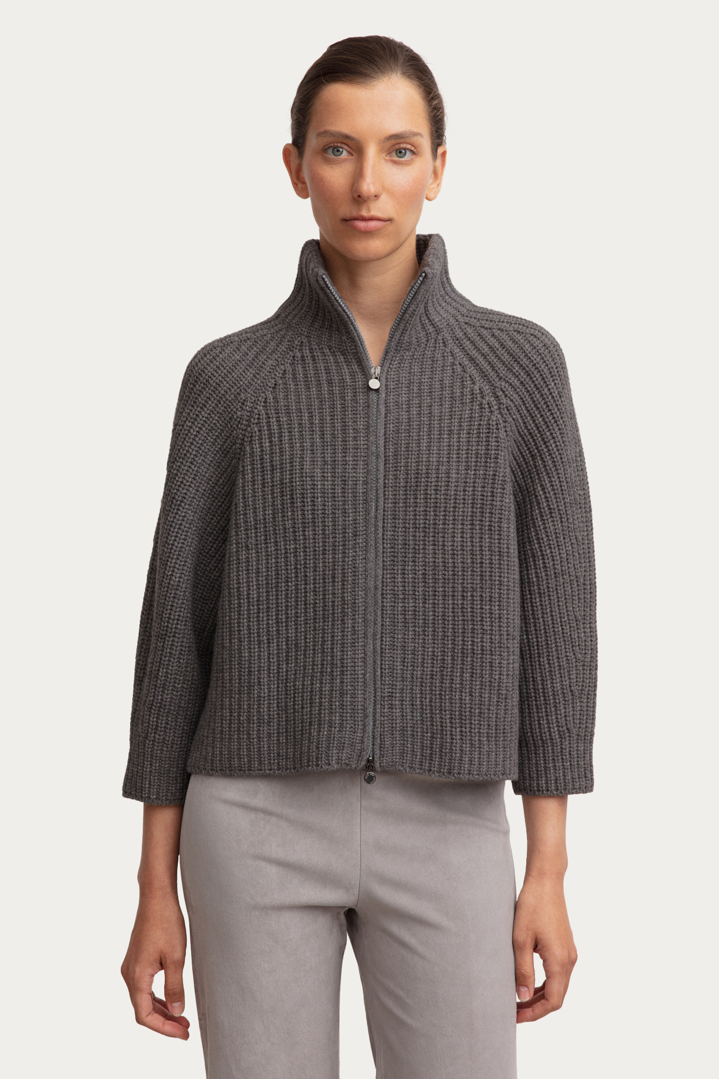 Stonewashed Cashmere Cardigan