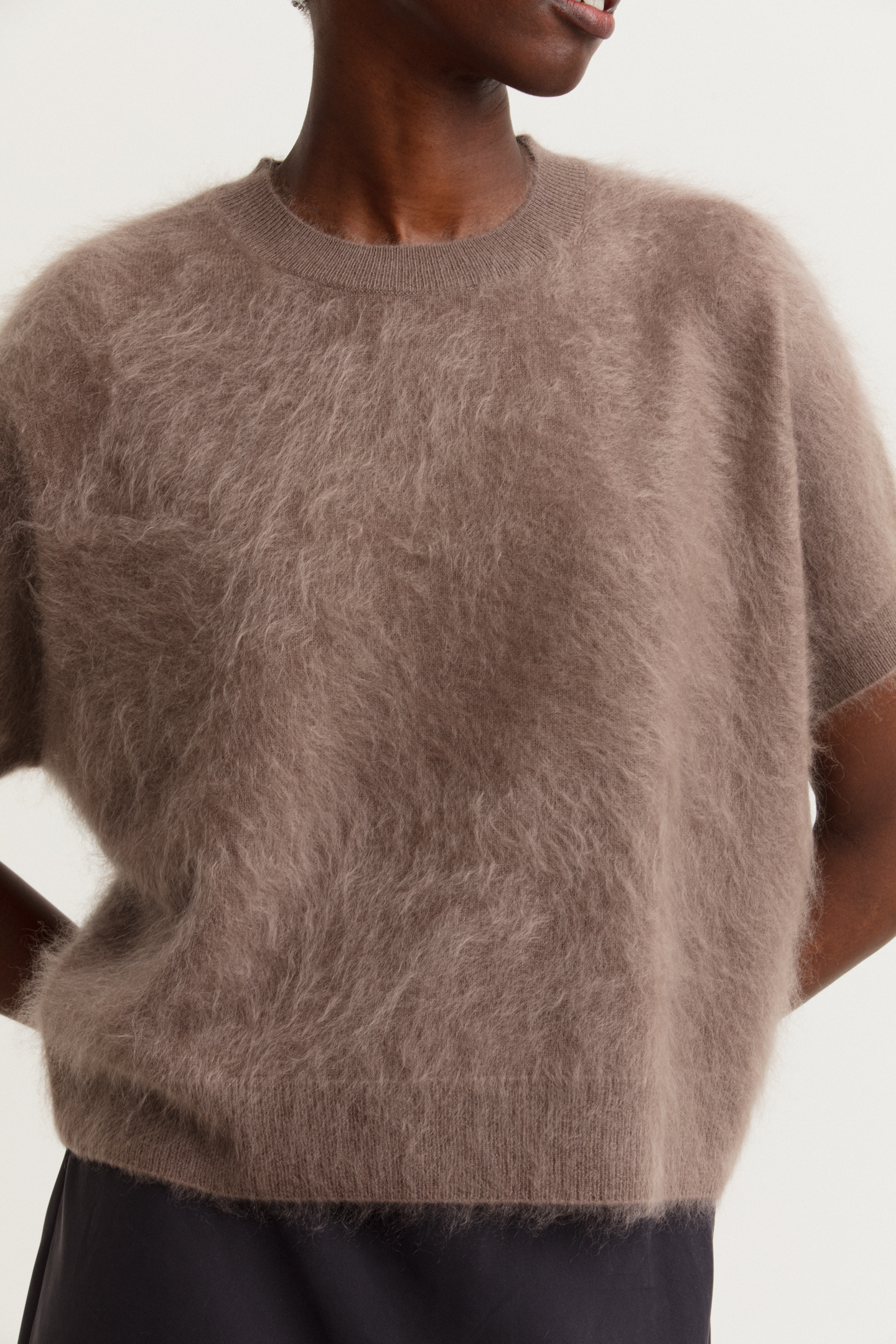 Brushed Cashmere Pullover