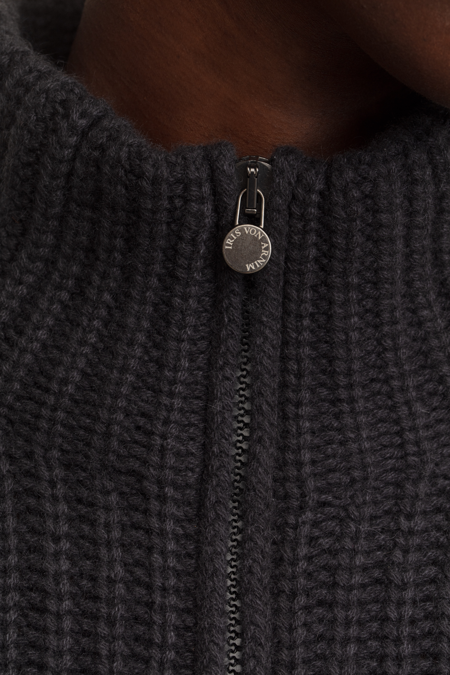Stonewashed Cashmere Cardigan
