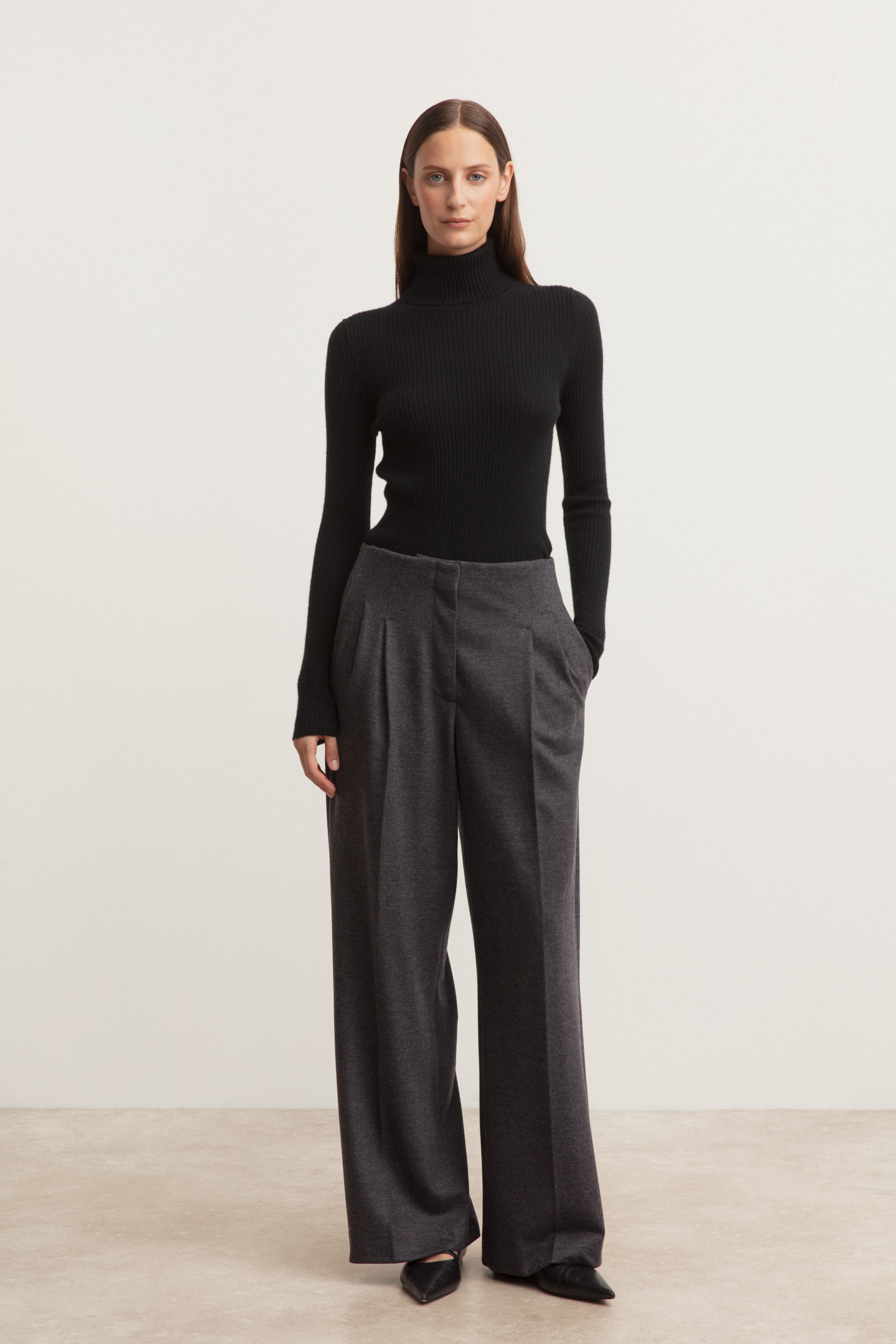 Bundfaltenhose