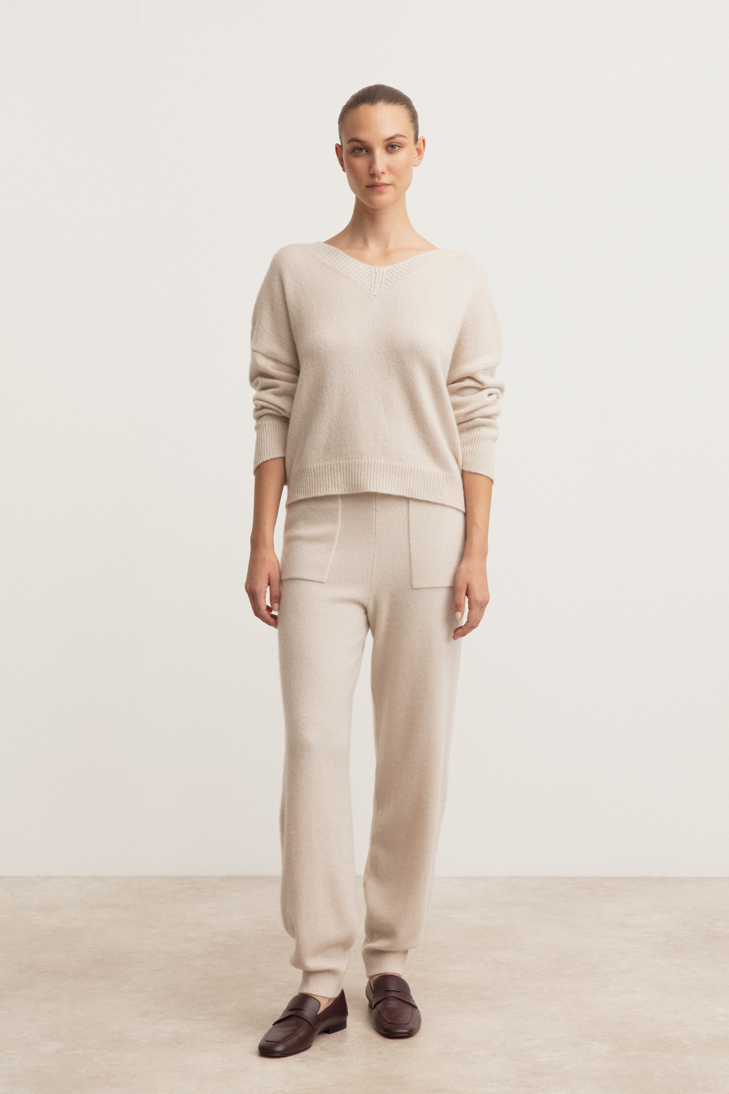 Cashmere-Silk Trousers