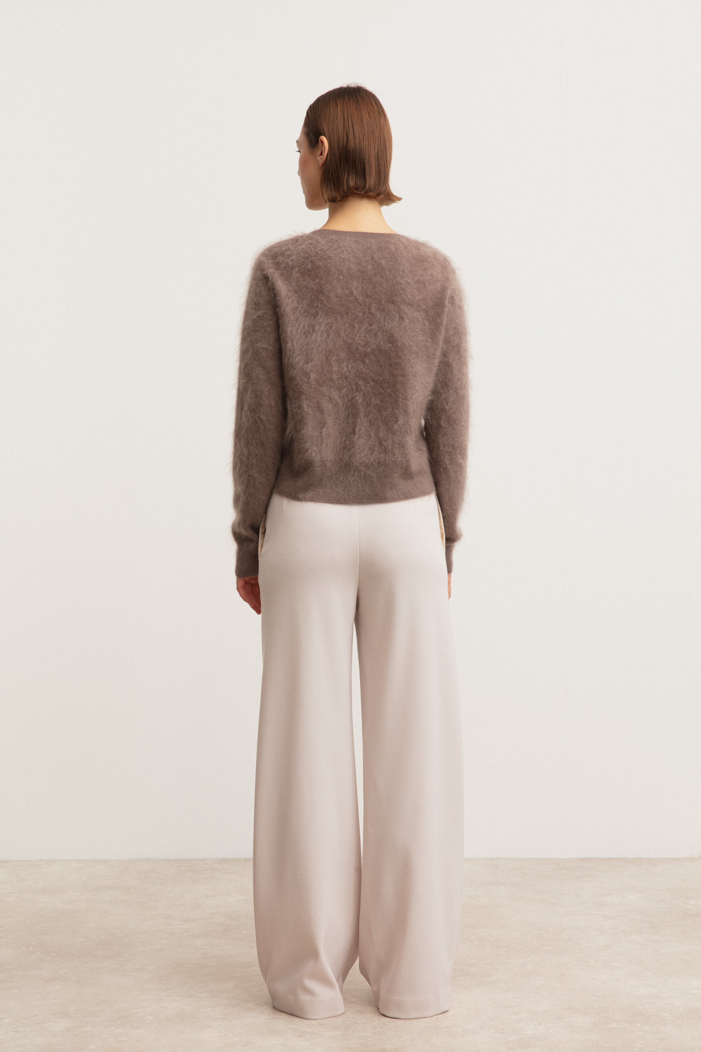 Brushed Cashmere Pullover