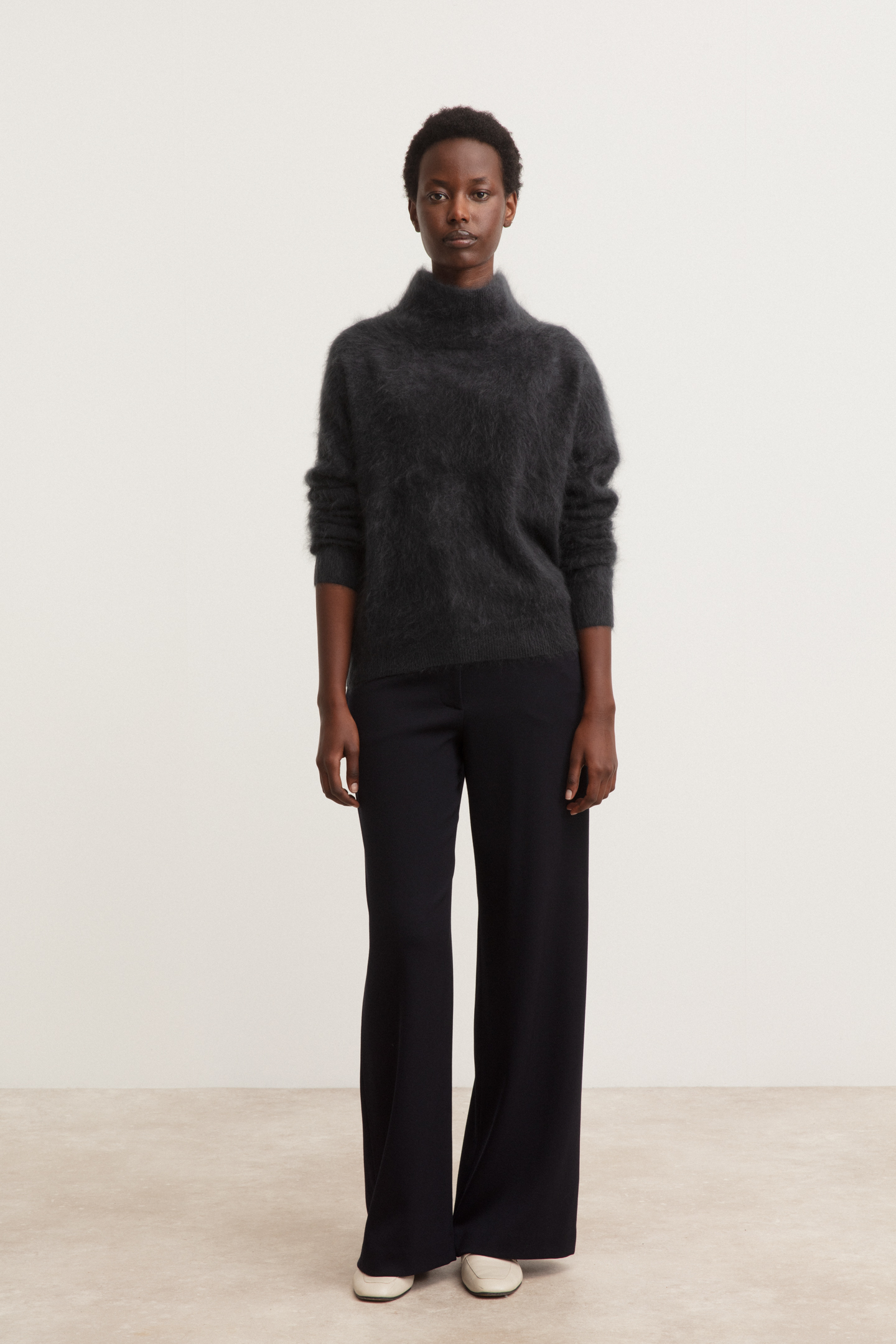 Brushed Cashmere Pullover