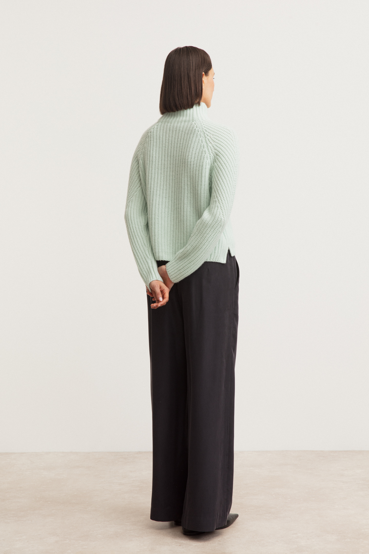Stonewashed Cashmere Cardigan