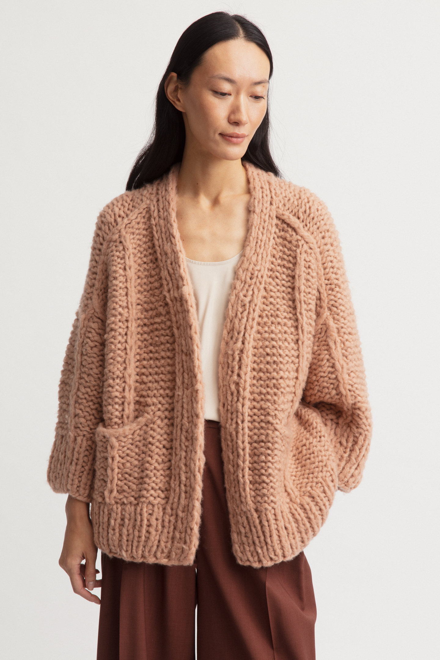 Cashmere-Baumwolle Cardigan