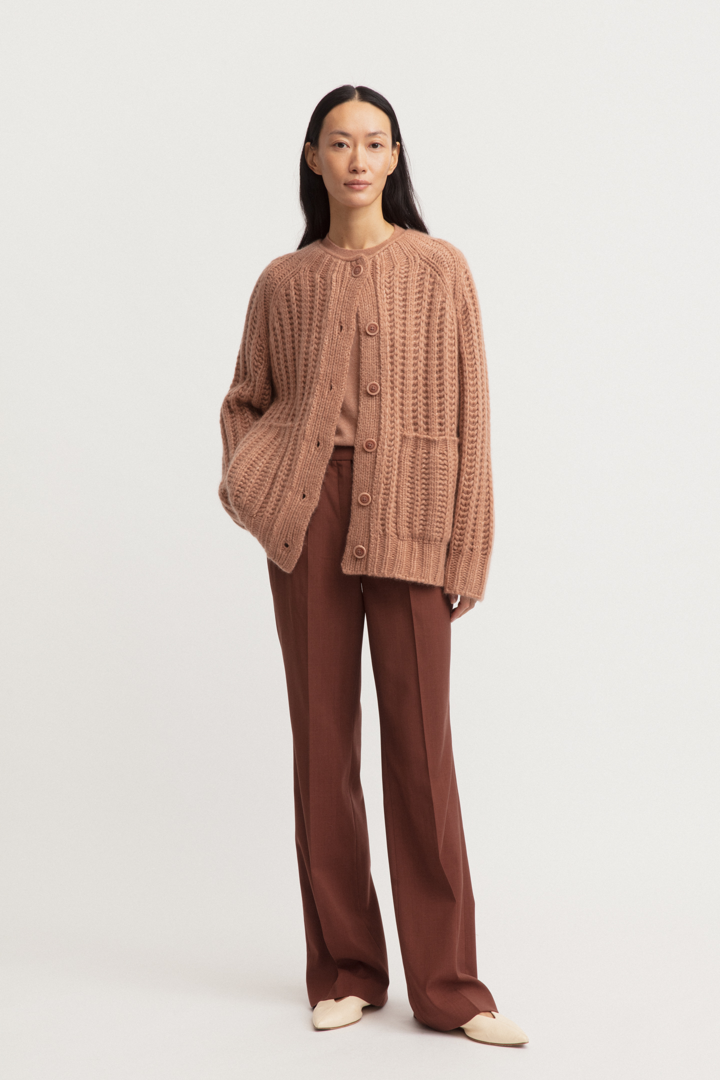 Cashmere-Silk Cardigan