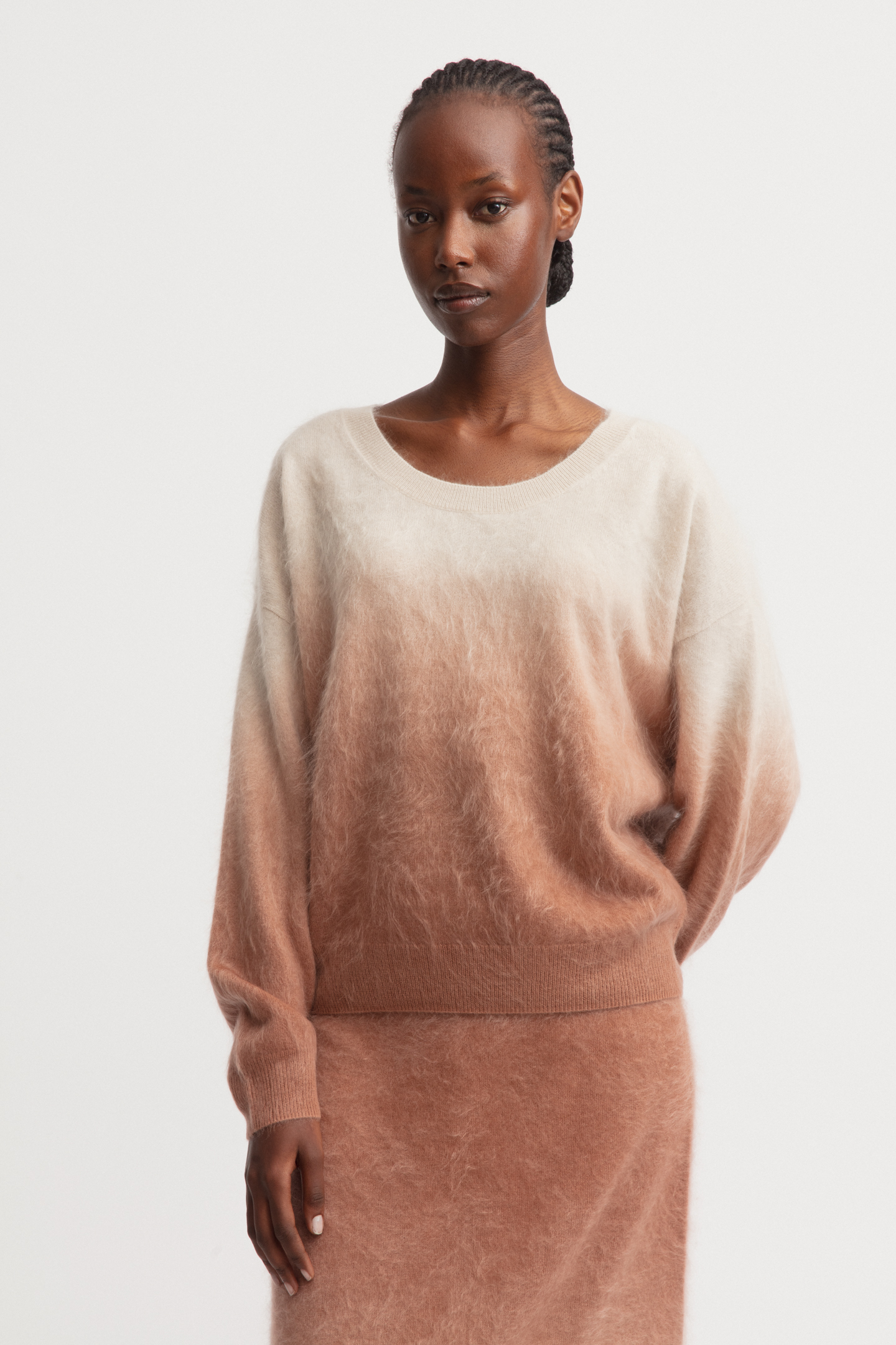 Brushed Cashmere Pullover
