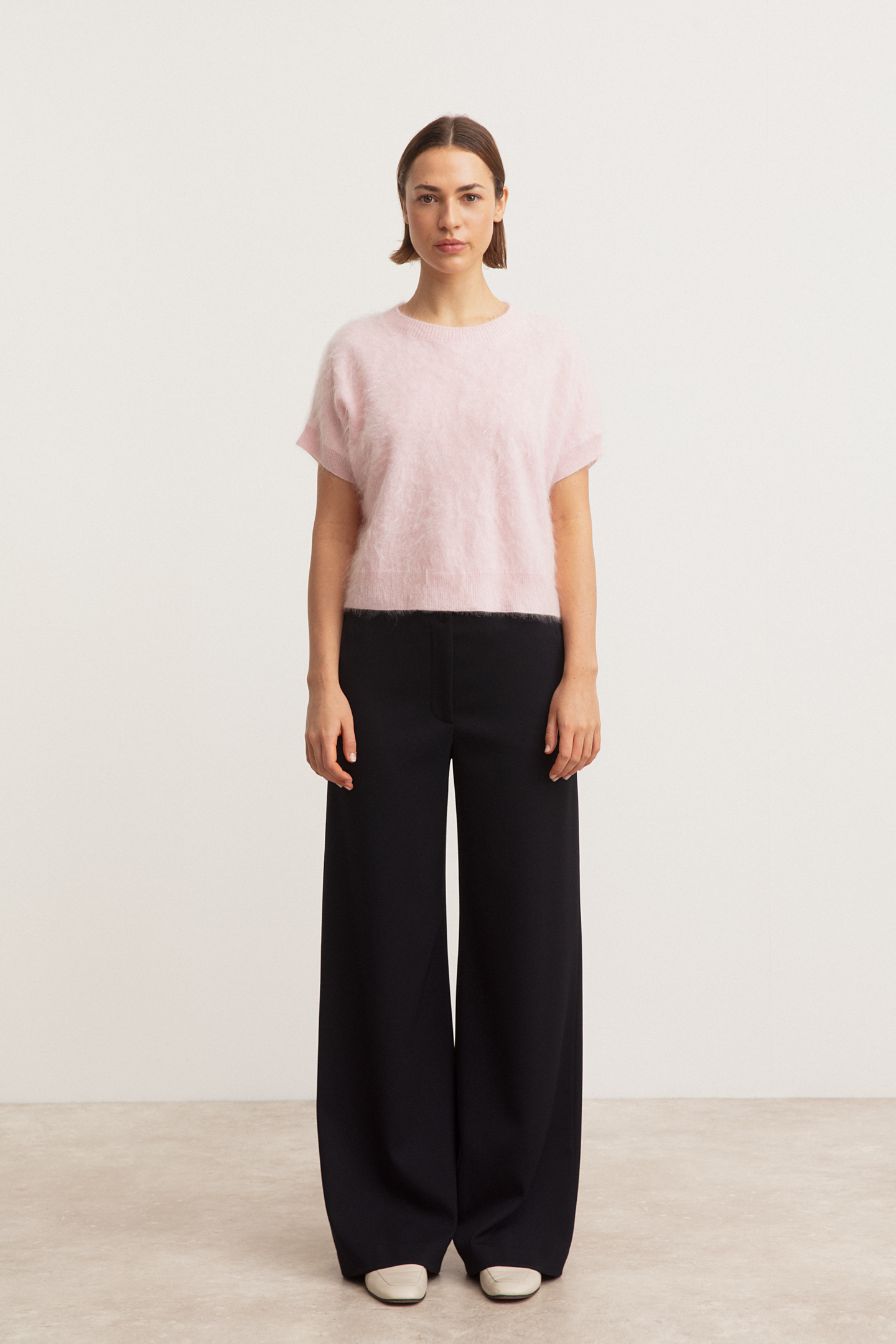 Brushed Cashmere Pullover