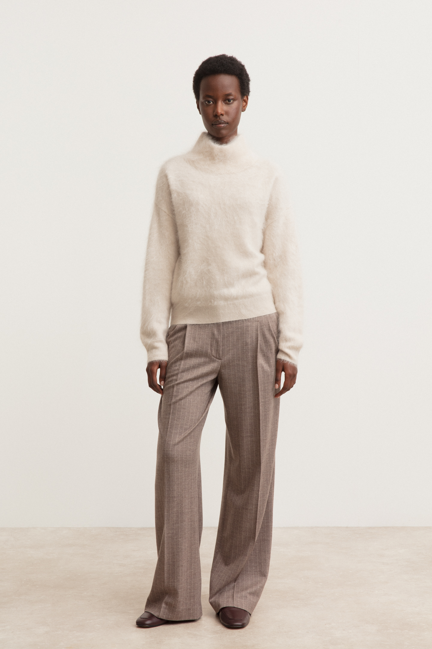 Brushed Cashmere Pullover