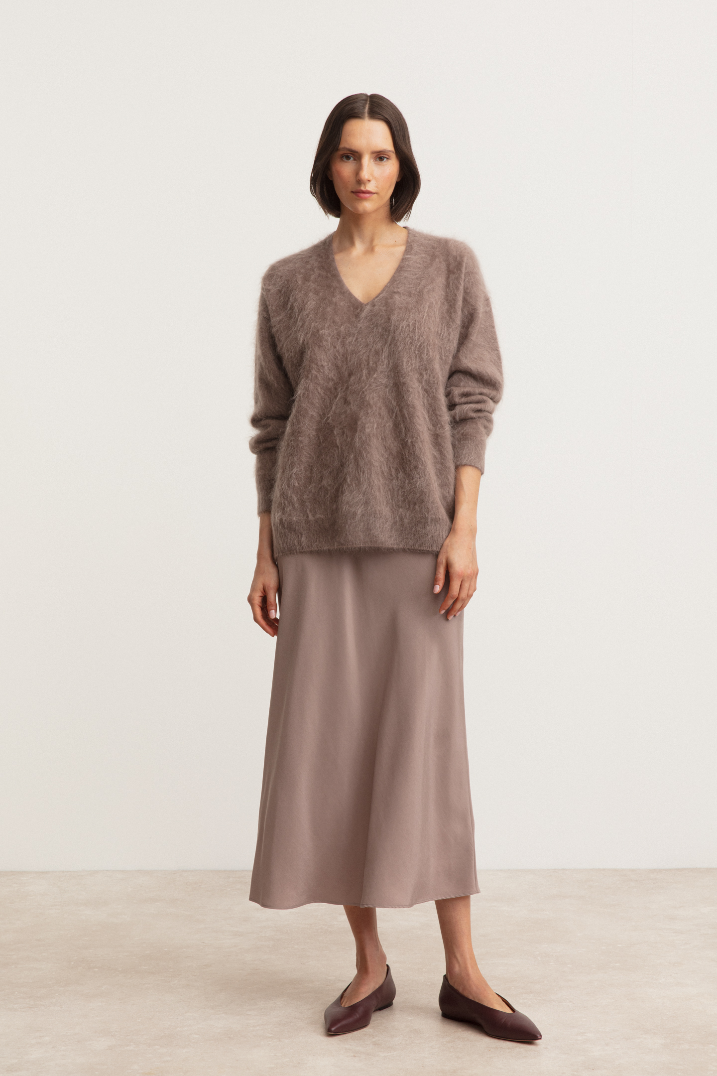 Brushed Cashmere Pullover