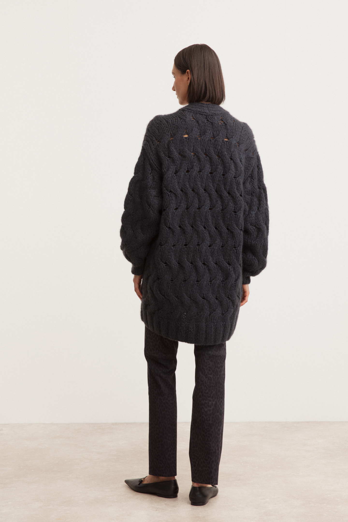 Cashmere-Seide Mantel