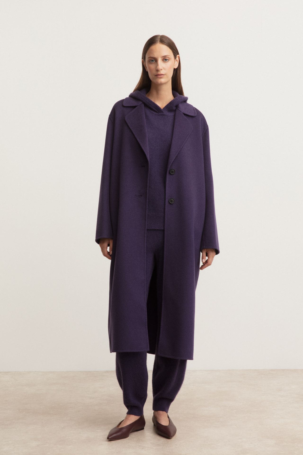 IRIS VON ARNIM 売れ筋商品|||アイリス フォン アーニム ニット&セーター アウター レディース Sweaters Purple Cashmere Cardigan for women | Luxury by Iris von Arnim